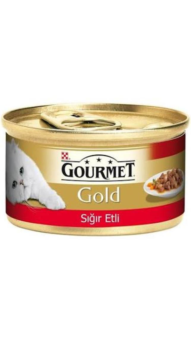 Gourmet Gold Parça Sığır Etli 24 x 85 gr