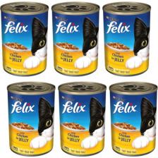 Felix Tavuklu 400 gr 24'lü Yetişkin Konserve Kedi Maması
