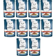 Gourmet Purina Gourmet Perle 10 Adet Izgara Sığır Kedi Konservesi 85 gr