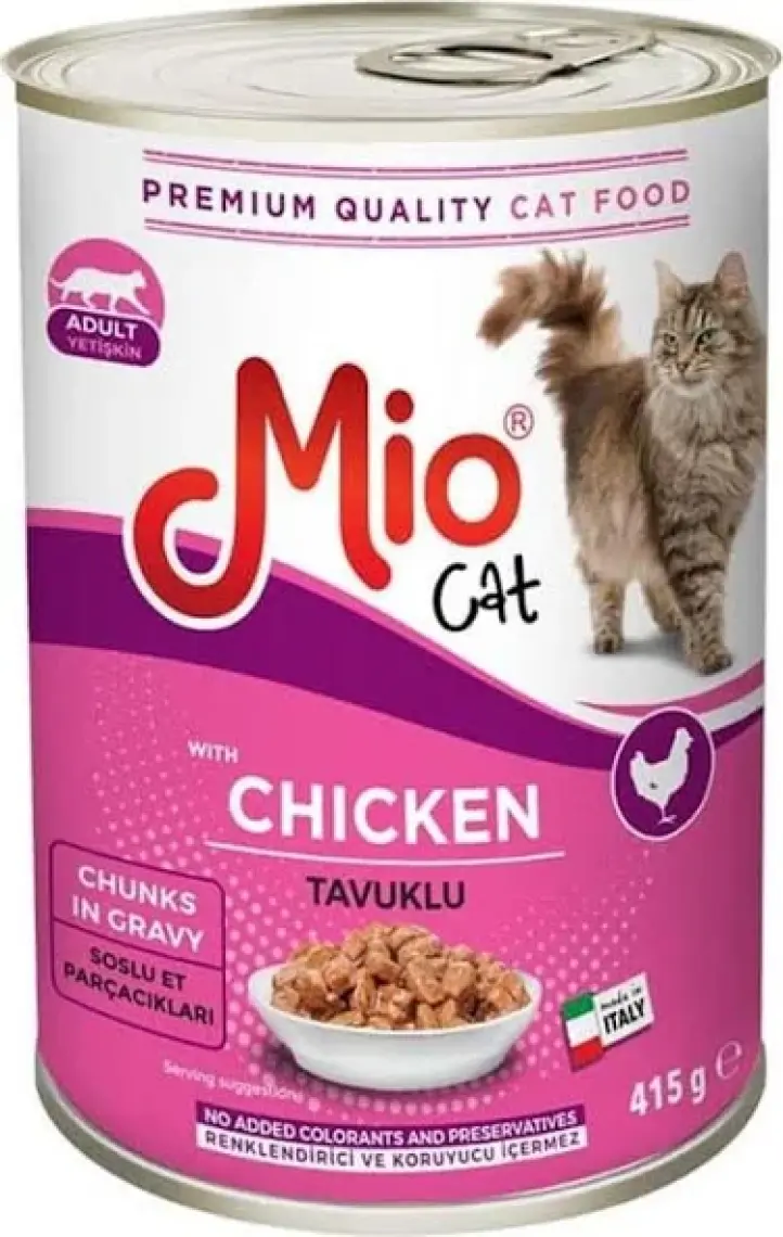 Mio Tavuklu Konserve Kedi Maması 415 Gr