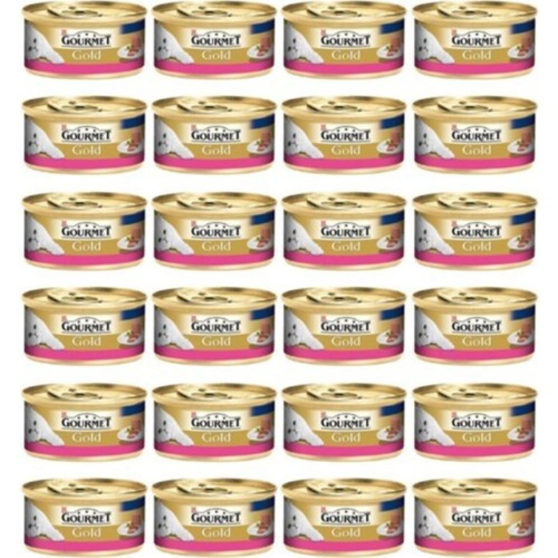 Gourmet Gold Kıyılmış Sığır Etli 85 gr 24'lü Paket Yetişkin Kedi