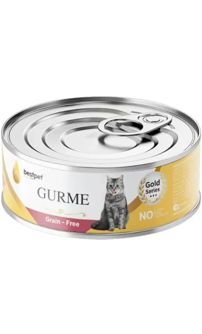 Bestpet Gurme Kedi Konservesi Kuzulu Parça Etli 100 gr