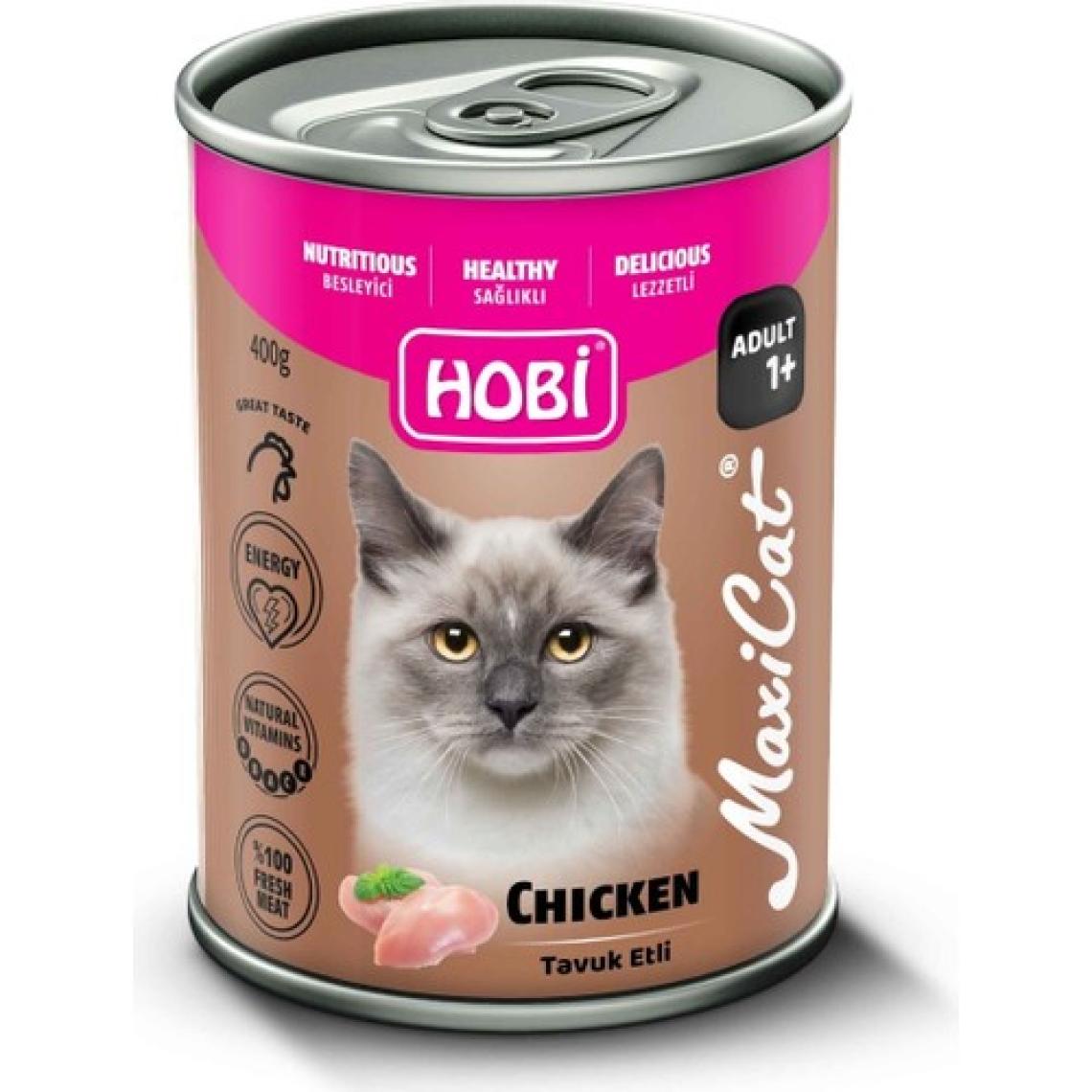 Hobi Maxicat Tavuklu Kedi Konserve 400 gr