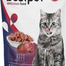 Bestpet Adult Jelly Biftekli Kedi Pouch Mama 85 gr