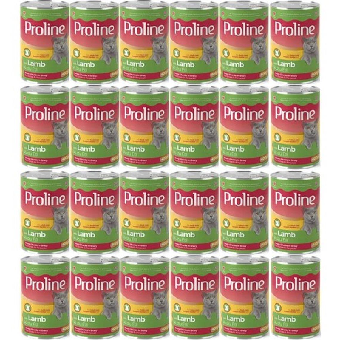 Pro Line Proline Kuzu Etli Yetişkin Kedi Konservesi 400 Gr*24 Adet