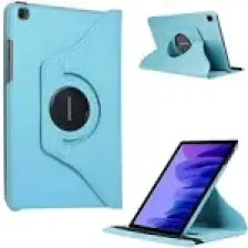 Smart Tech Samsung Galaxy Tab A7 Sm T500 10.4" Döner Standlı Tablet Kılıfı Mavi