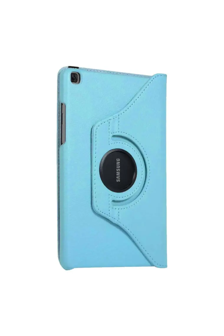 Smart Tech Samsung Galaxy Tab A7 Sm T500 10.4" Döner Standlı Tablet Kılıfı Mavi