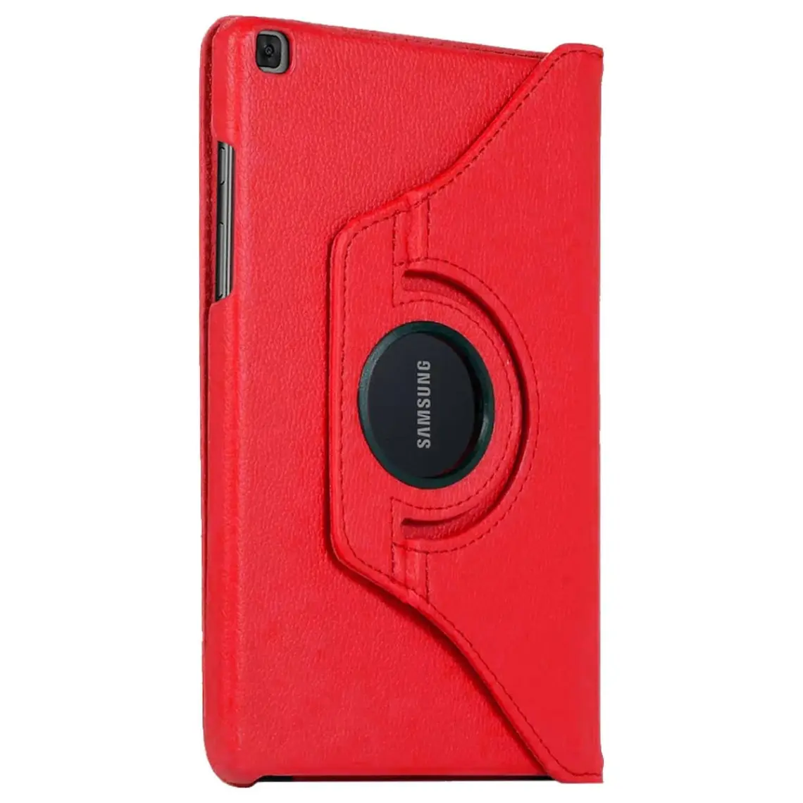 Smart Tech Samsung Galaxy Tab A7 Sm T500 10.4" Döner Standlı Tablet Kılıfı Kırmızı