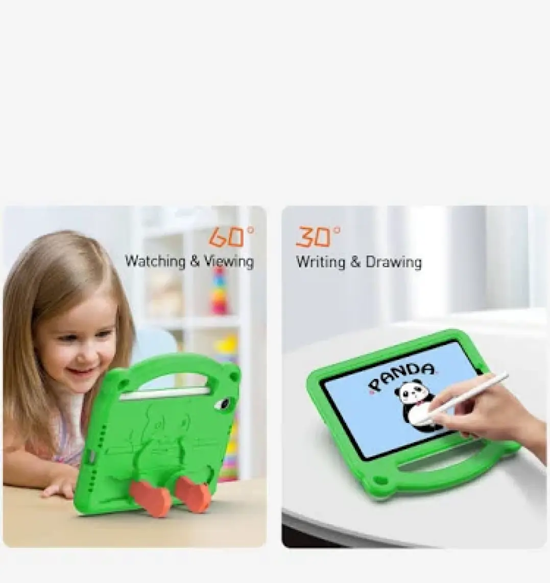 Dux Ducis Panda iPad Mini 6 (2021) Kılıf Çocuk Shockproof Standlı Taşınabilir