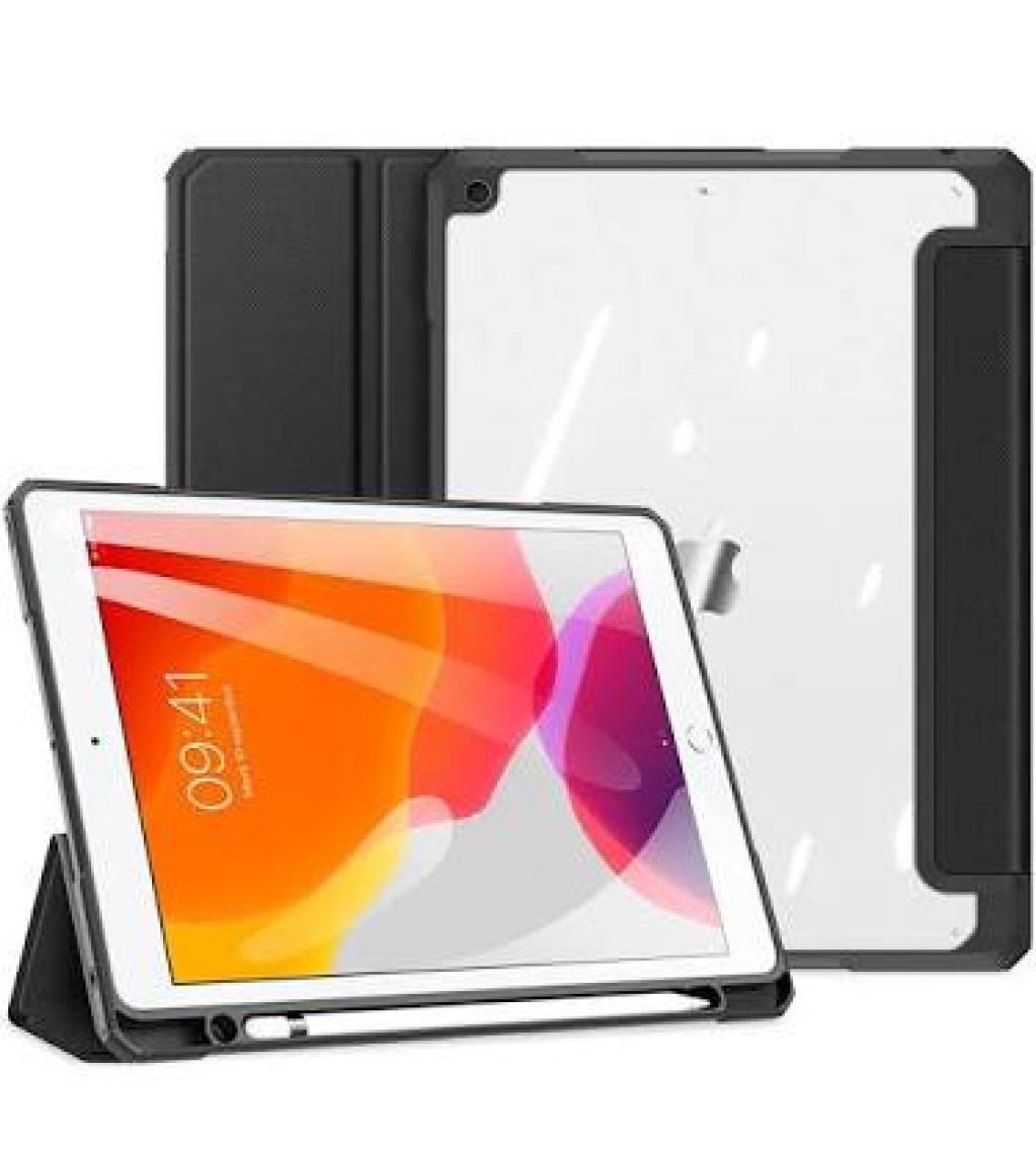Dux Ducis iPad 7-8 10.2 (2019,2020,2021) Kılıf  Kalem Bölmeli Toby Series Siyah