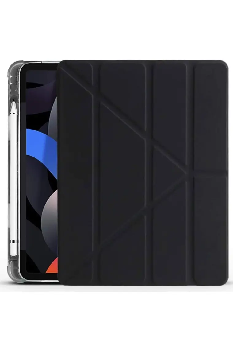 Fuchsia Ipad Uyumlu 10.2 Inc 9. Nesil Kılıf Kalemlikli Premium Standlı Katlanabilir Kılıf