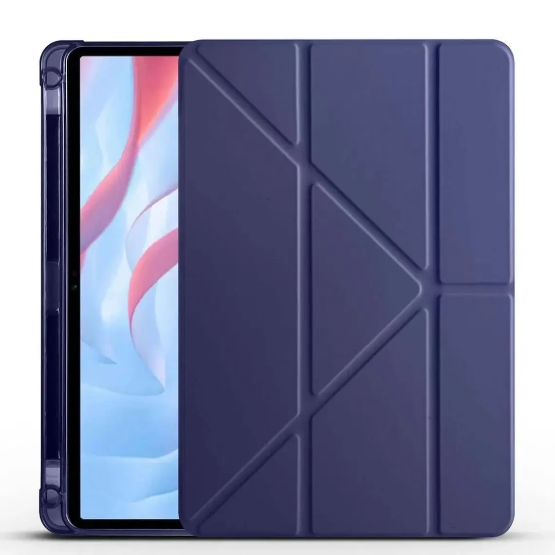 MobaxAksesuar Huawei Honor X9 11.5inç Kılıf Kalem Bölmeli Trifolding Case