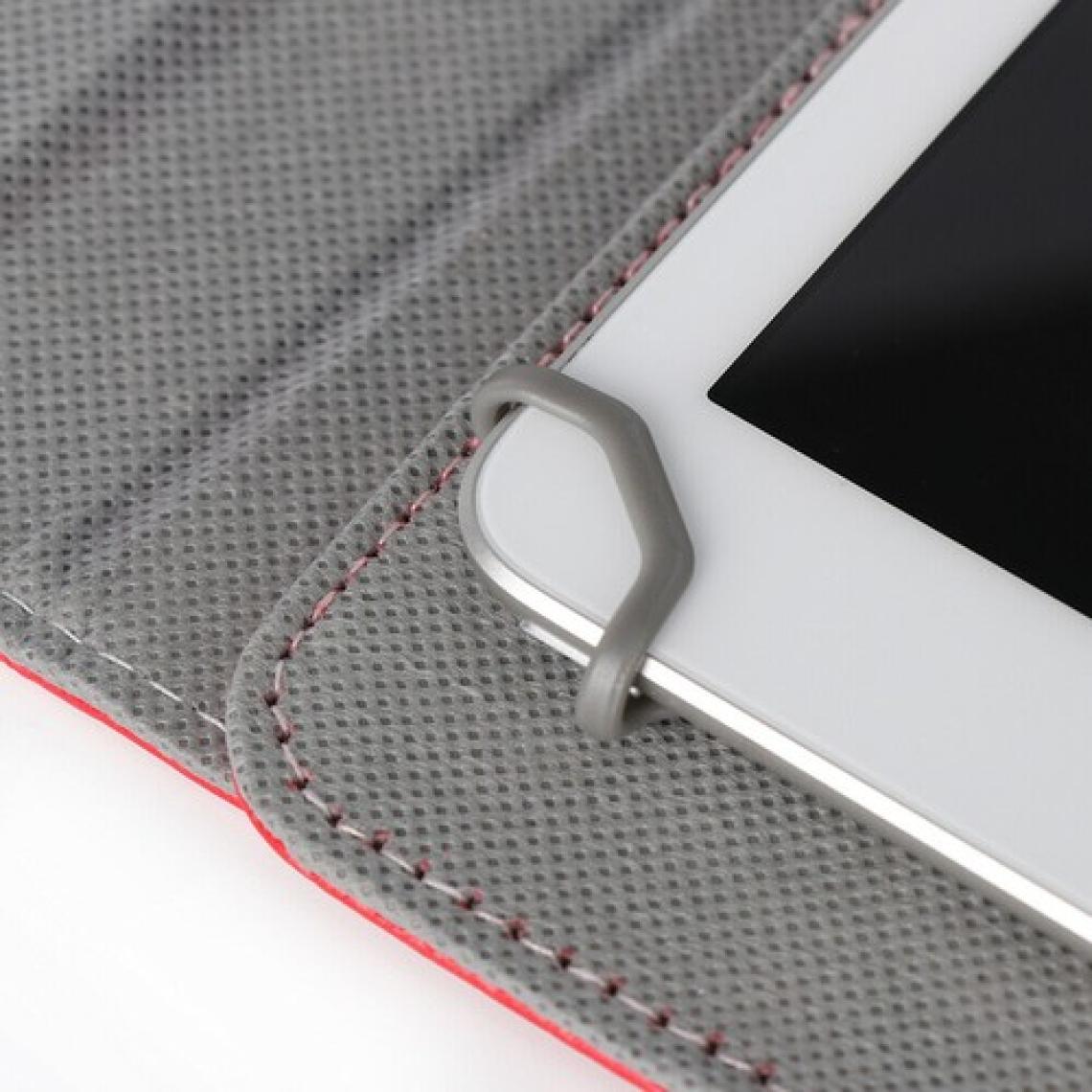 Fuchsia Casper Via S10 10.1 Inç Uyumlu Fuchsia 360° Dönebilen Standlı Kapaklı Universal Tablet Kılıfı Turkuaz