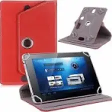 Fuchsia Apple iPad Air 2. Nesil 9.7 Inç Uyumlu 360° Dönebilen Standlı Kapaklı Universal Tablet Kılıfı