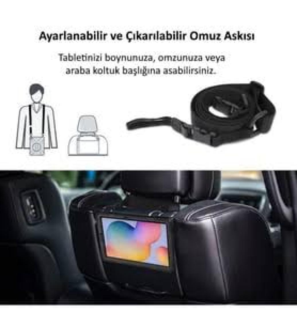 Fuchsia Apple iPad Air 10.9 2022 (5.nesil) Uyumlu Defender Zırh Tablet Kılıfı Askılı 360° Dönebilir Standlı Tam Koruma