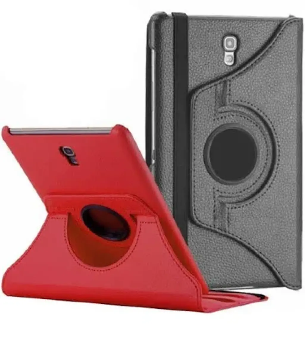 Case 4U Samsung Galaxy Tab S7 FE LTE T737 Dönebilen Standlı Kılıf Mavi