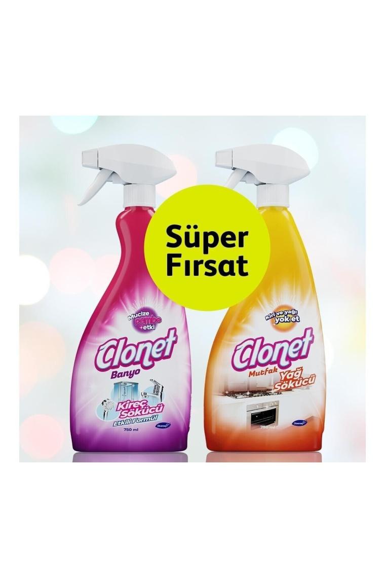 Clonet Banyo&mutfak 2'li Set 2x750 Ml