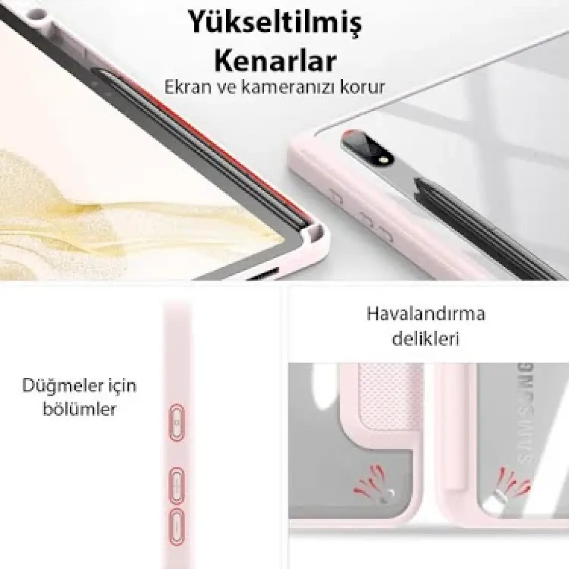 Dux Ducis Sm Galaxy Tab S8-S7 Kılıf Toby Series Manyetik Kapaklı Kılıf (X700-X706)-(T870-T875-T876B)