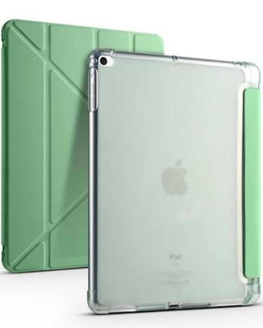 Apple iPad Pro 11 2020 2. Nesil Kılıf Kalem Bölmeli  Smart Standlı Tablet Kılıfı Koyu Yeşil