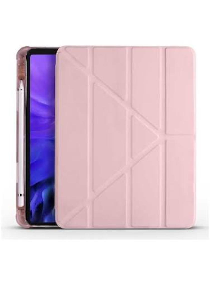 Apple iPad Pro 11 2020 2. Nesil Kılıf Kalem Bölmeli  Smart Standlı Tablet Kılıfı Koyu Yeşil