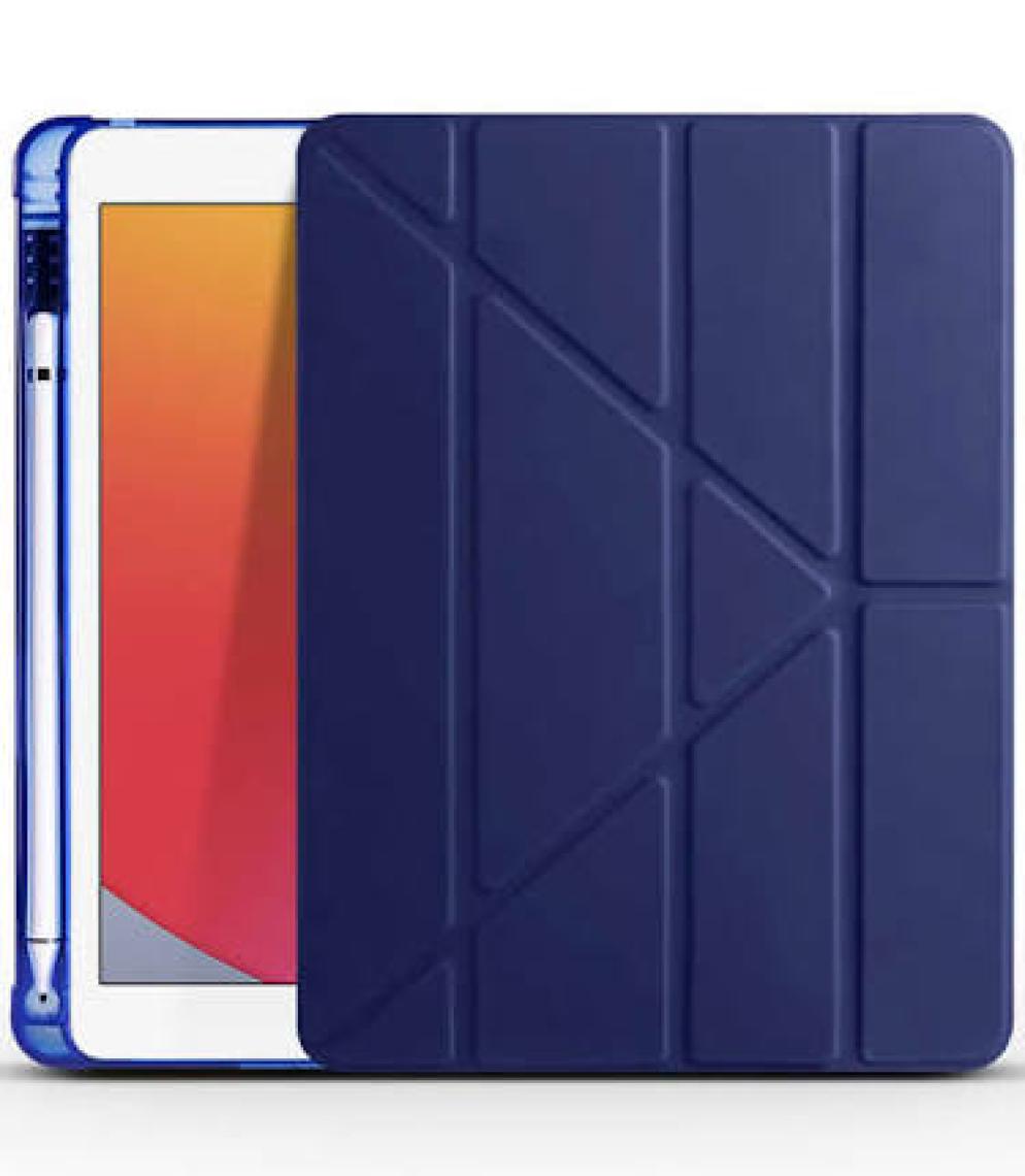 Apple iPad Pro 11 2020 2. Nesil Kılıf Kalem Bölmeli  Smart Standlı Tablet Kılıfı Koyu Yeşil