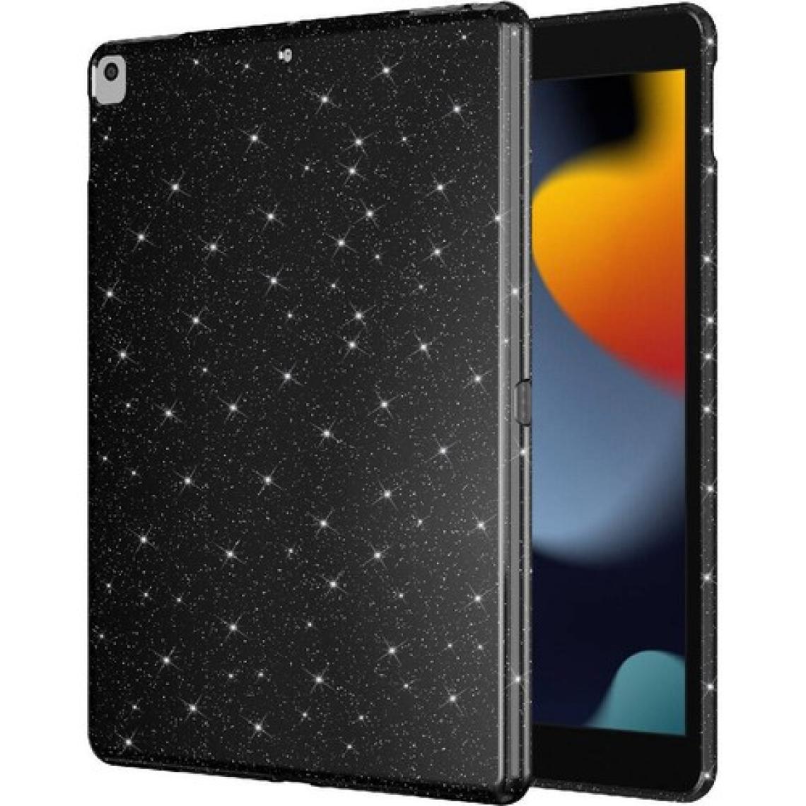 FUJİMAX Apple iPad 8.nesil 10.2 Inç Kılıf Simli Parlak Görünümlü Tablet Koton Silikon Kılıf