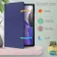 Microsonic Samsung Galaxy Tab S9 Plus X810 Kılıf 360 Rotating Stand Deri Kırmızı