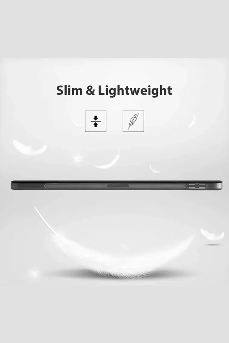 Fuchsia Apple iPad Uyumlu 10.5" 7. Nesil Kılıf Kalemlikli Premium Standlı Katlanabilir Kılıf Lacivert