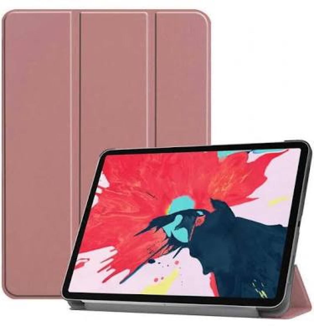 Fuchsia Apple iPad Air 10.9 2022 (5.nesil) Uyumlu Kılıf Smart Cover Standlı Akıllı 1-1 Tablet Kılıfı