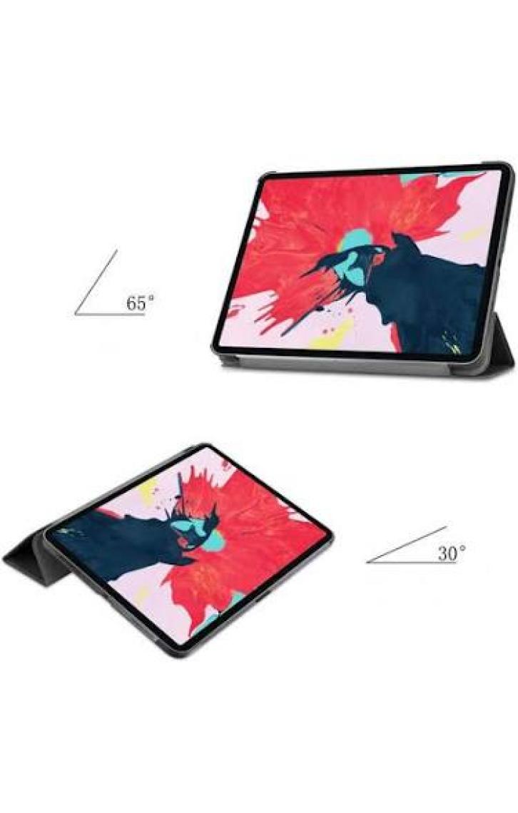 Fuchsia Apple iPad Air 10.9 2022 (5.nesil) Uyumlu Kılıf Smart Cover Standlı Akıllı 1-1 Tablet Kılıfı