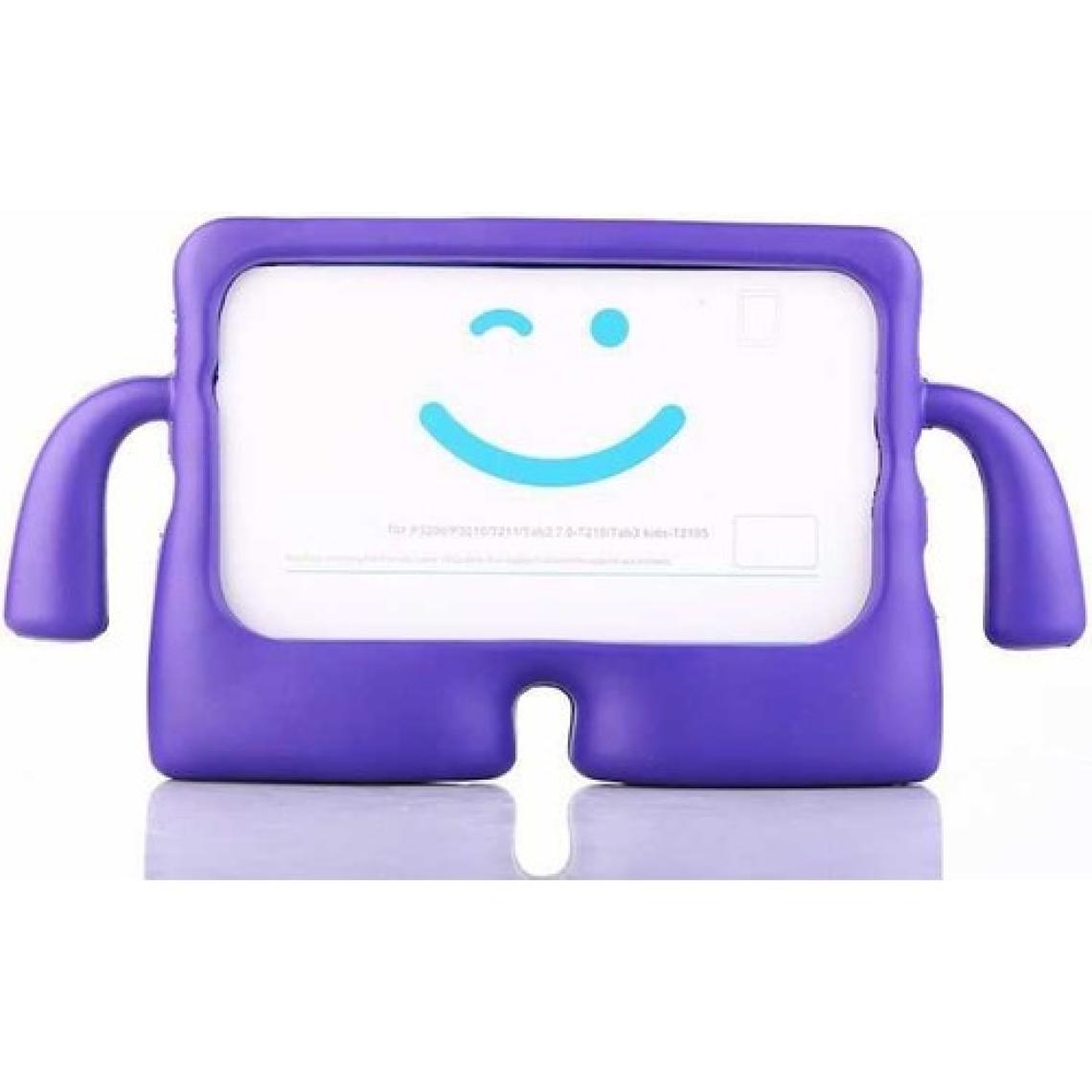 Fuchsia Apple iPad Air 10.9 2022 (5.nesil) Uyumlu Ibuy Standlı Fuchsia Yumuşak Eğlenceli Çocuk Tablet Kılıfı