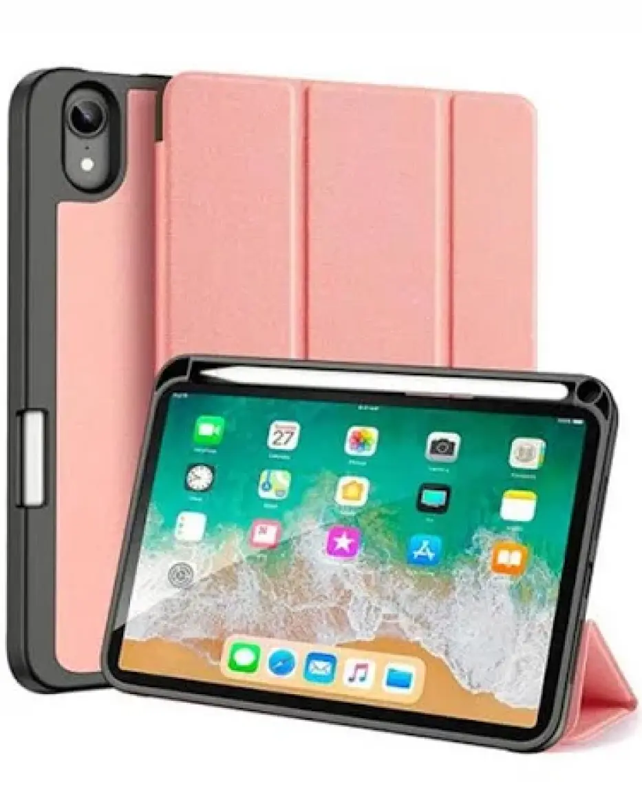 Dux Ducis iPad Mini 6 (2021) Kılıf Kalem Bölmeli Standlı Domo Series AL-34686