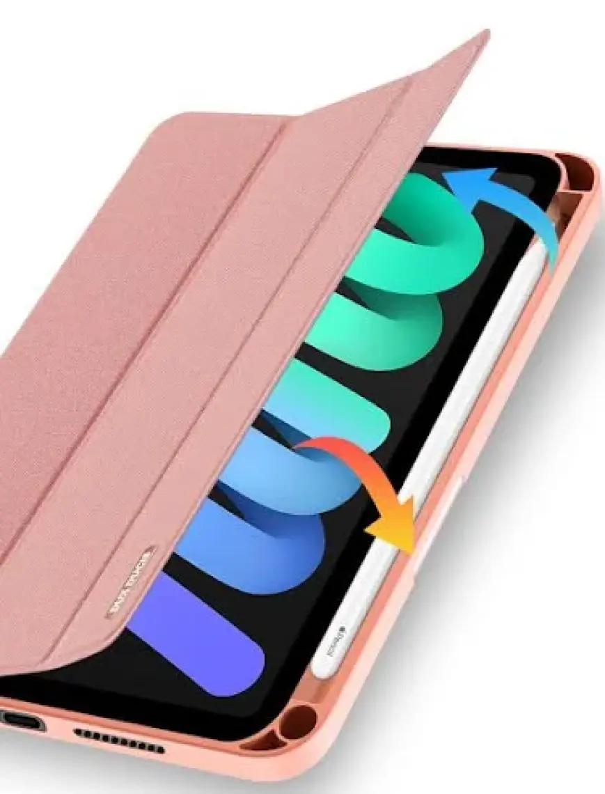 Dux Ducis iPad Mini 6 (2021) Kılıf Kalem Bölmeli Standlı Domo Series AL-34686