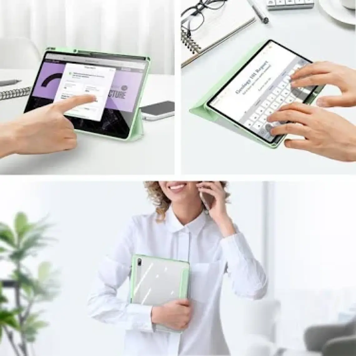 Dux Ducis Sm Galaxy Tab S8-S7 Kılıf Toby Series Manyetik Kapaklı Kılıf (X700-X706)-(T870-T875-T876B)