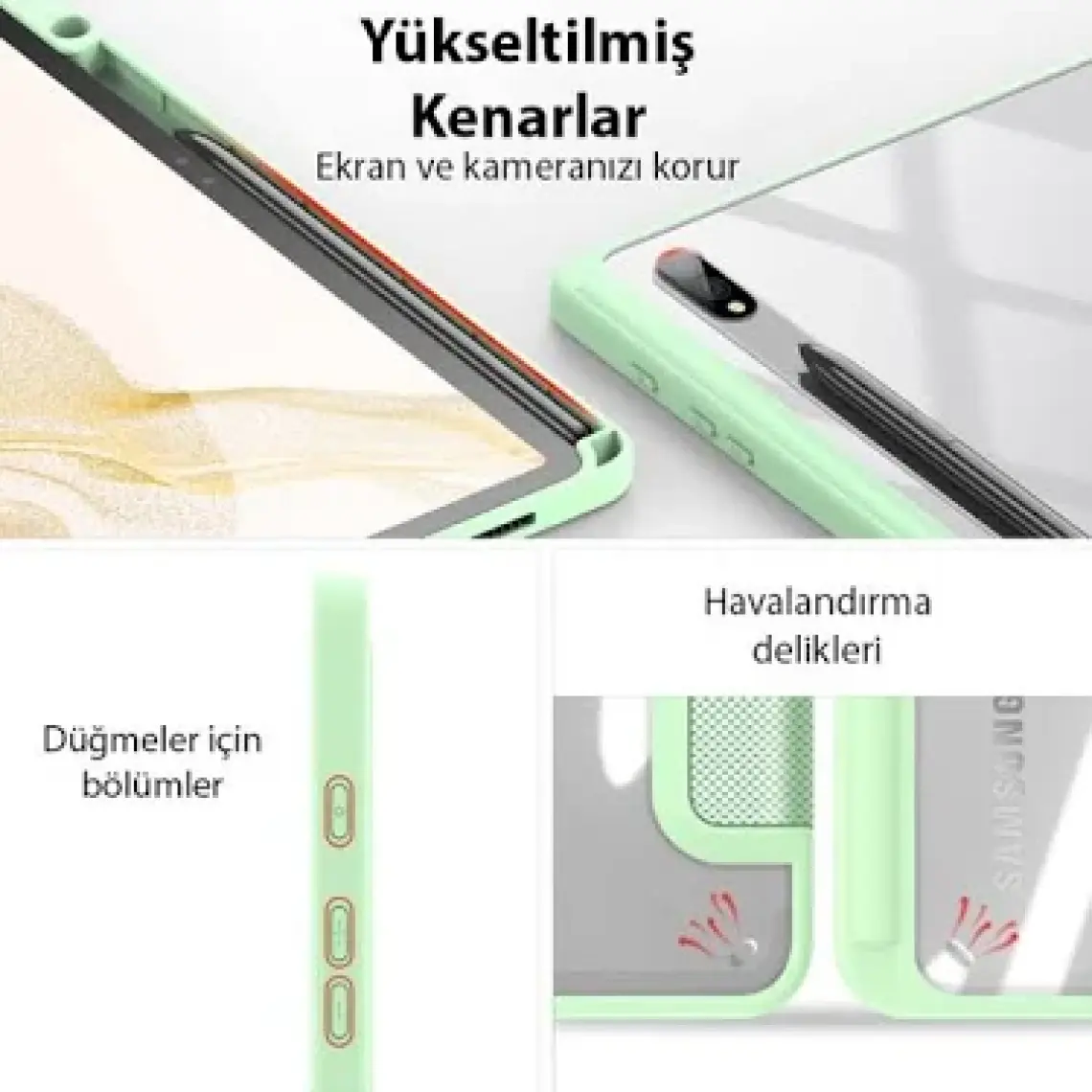 Dux Ducis Sm Galaxy Tab S8-S7 Kılıf Toby Series Manyetik Kapaklı Kılıf (X700-X706)-(T870-T875-T876B)