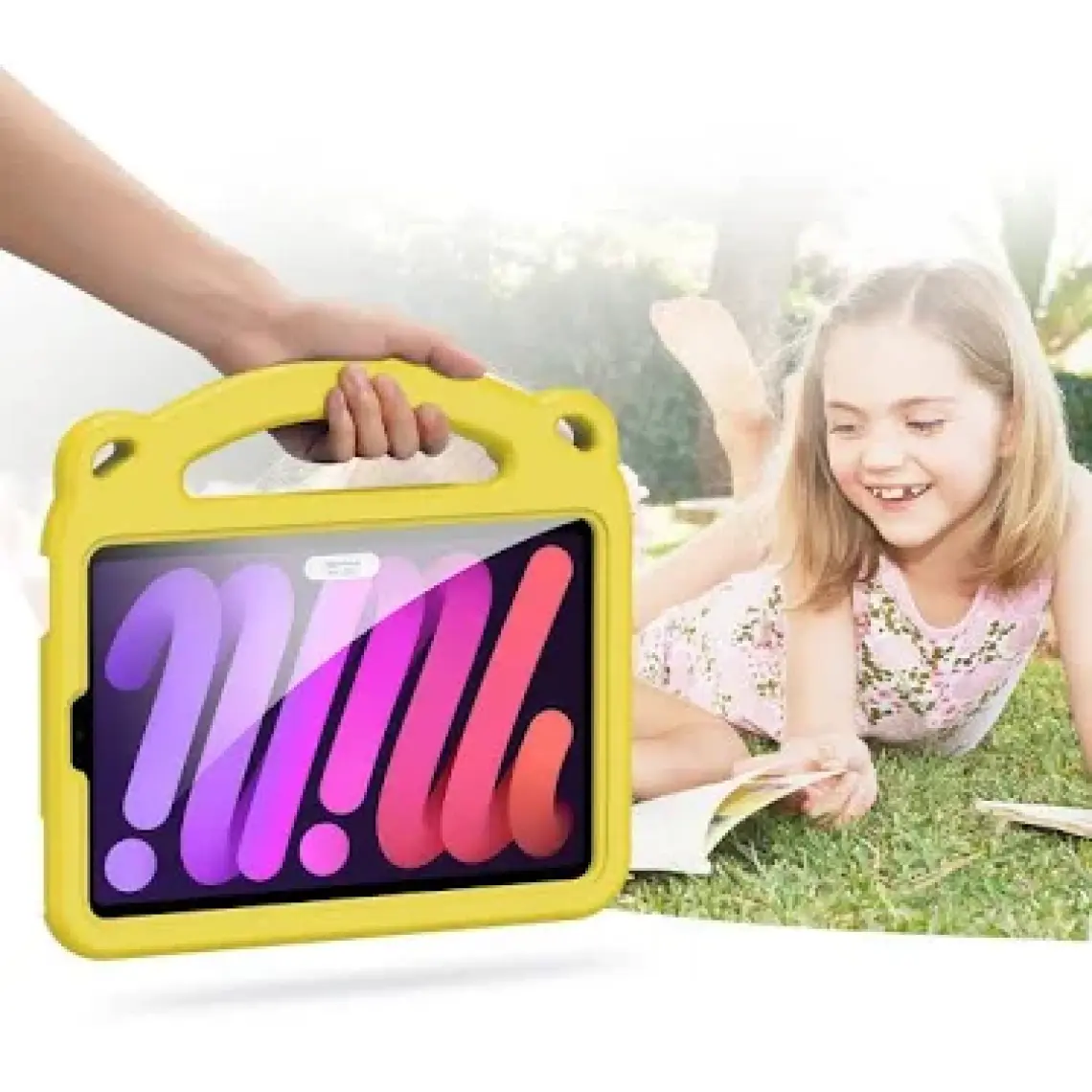 Dux Ducis Panda iPad Mini 6 (2021) Kılıf Çocuk Shockproof Standlı Taşınabilir