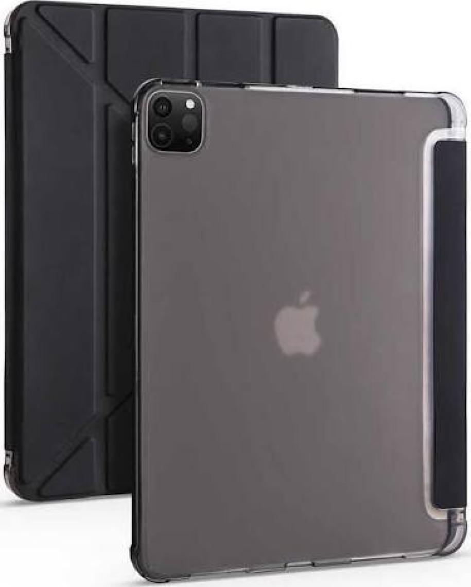 Fuchsia Apple iPad Pro 11 2021 (3.nesil) Uyumlu Kalemlikli Premium Standlı Katlanabilir Uyku Modu Özellikli Tablet Kılıfı