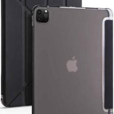 Fuchsia Apple iPad Pro 11 2021 (3.nesil) Uyumlu Kalemlikli Premium Standlı Katlanabilir Uyku Modu Özellikli Tablet Kılıfı