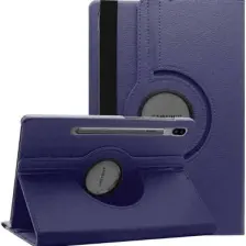 Case 4U Samsung Galaxy Tab S7 FE LTE T737 Dönebilen Standlı Kılıf Kırmızı
