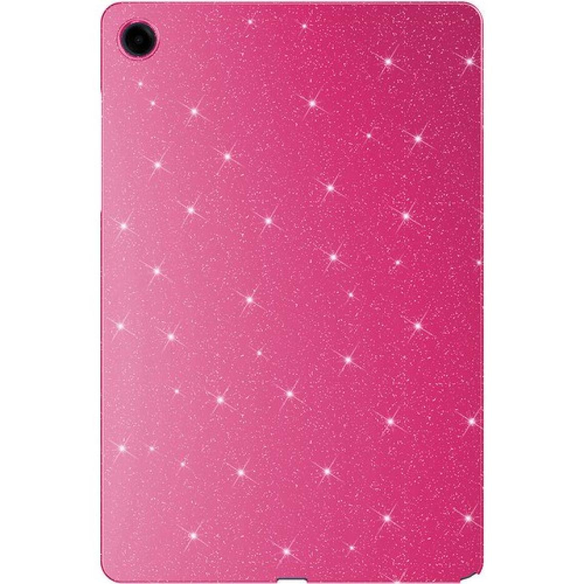 FUJİMAX Samsung Galaxy Tab A9 Plus SM-X210 Kılıf Simli Parlak Görünümlü Tablet Koton Silikon Kılıf