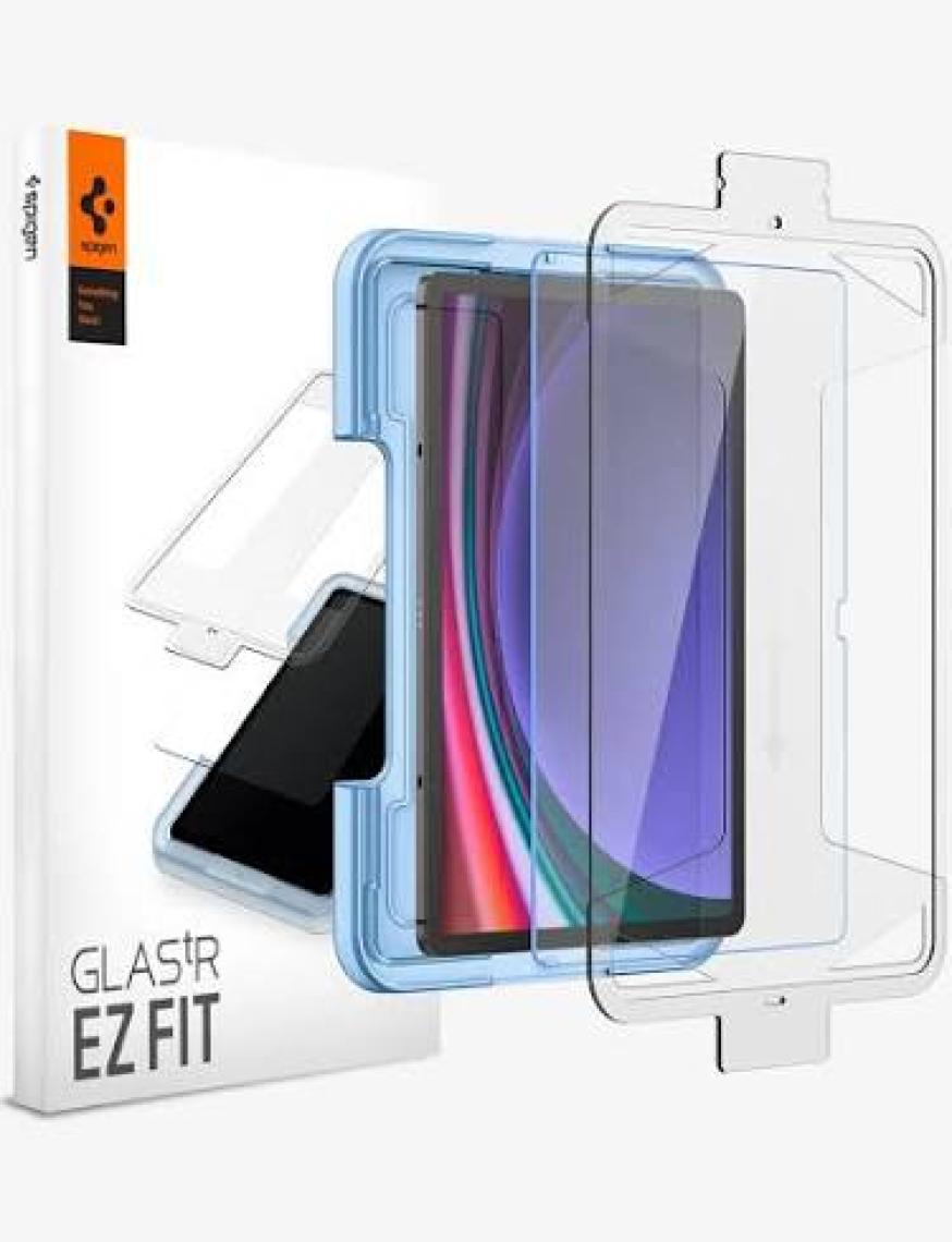 Spigen Galaxy Tab S10 FE / Tab S9 FE Cam Ekran Koruyucu Kolay Kurulum GLAS.tR EZ Fit Slim HD - AGL07000