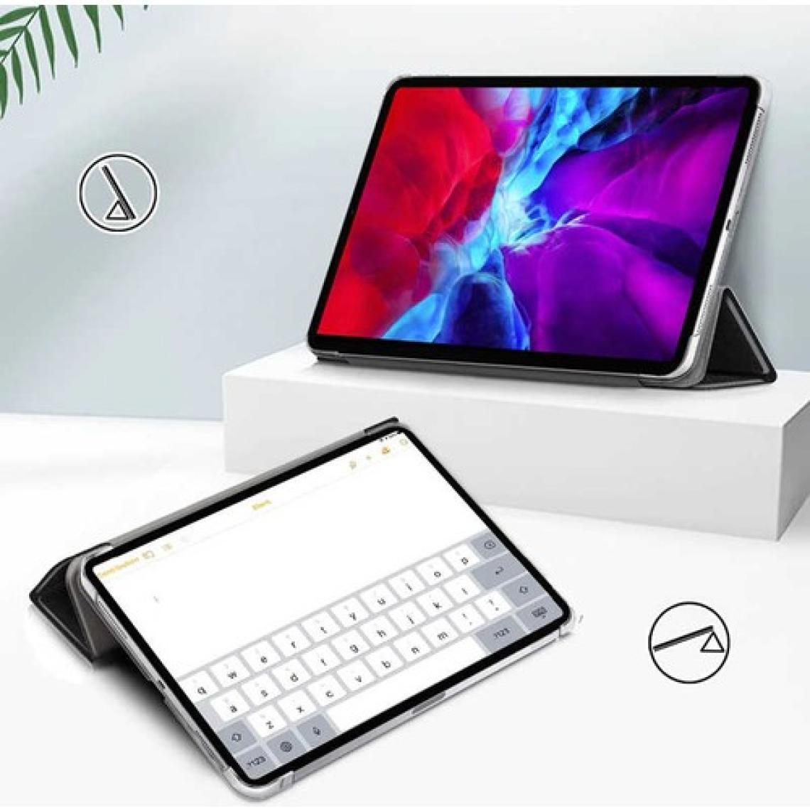 Fuchsia Apple iPad Air 10.9 2022 (5.nesil) Uyumlu Kılıf Smart Cover Standlı Akıllı 1-1 Tablet Kılıfı