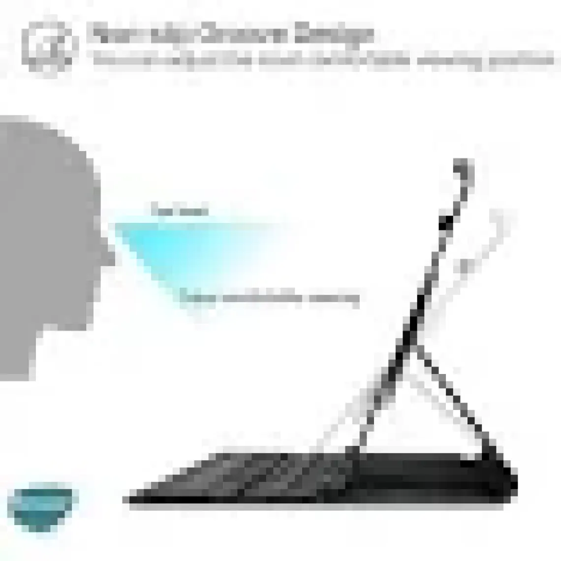 Microsonic Samsung Galaxy Tab A7 Lite T225 Kılıf 360 Rotating Stand Deri Pembe