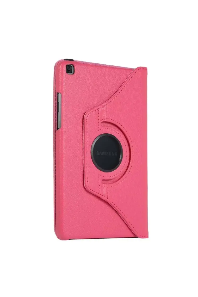 Microsonic Samsung Galaxy Tab A7 Lite T225 Kılıf 360 Rotating Stand Deri Pembe