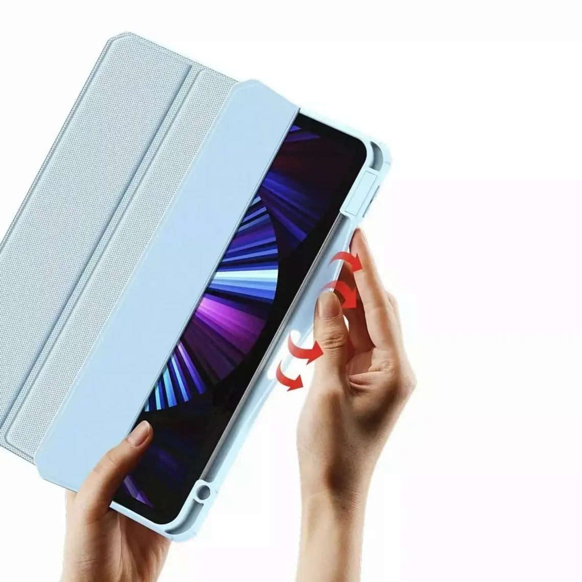 Dux Ducis iPad Pro 11 (2018,2020,2021) Kılıf  Kalem Bölmeli Toby Series Mavi