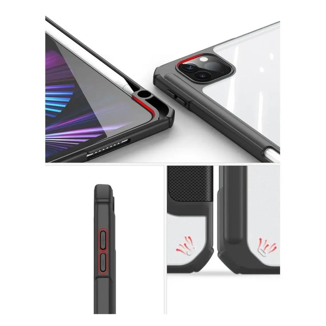 Dux Ducis iPad Pro 11 (2018,2020,2021) Kılıf  Kalem Bölmeli Toby Series Mavi