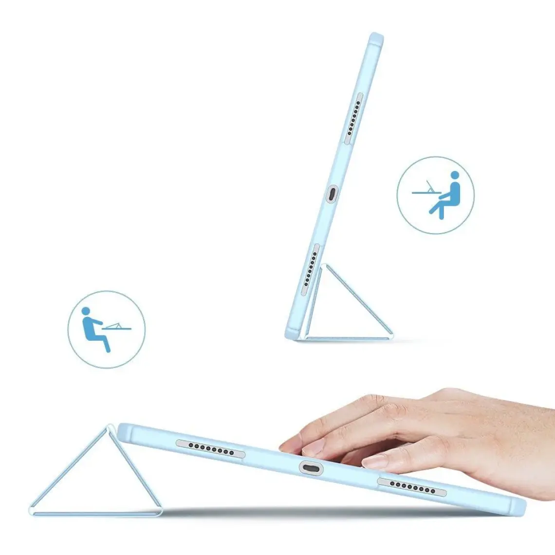 Dux Ducis iPad Pro 11 (2018,2020,2021) Kılıf  Kalem Bölmeli Toby Series Mavi