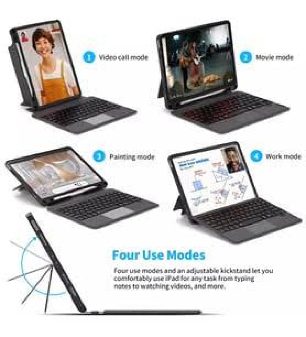 Fuchsia Apple iPad 10.2 2020 (8.nesil) Uyumlu Touch Pad Bluetooth Klavyeli Standlı Mıknatıslı Kılıf