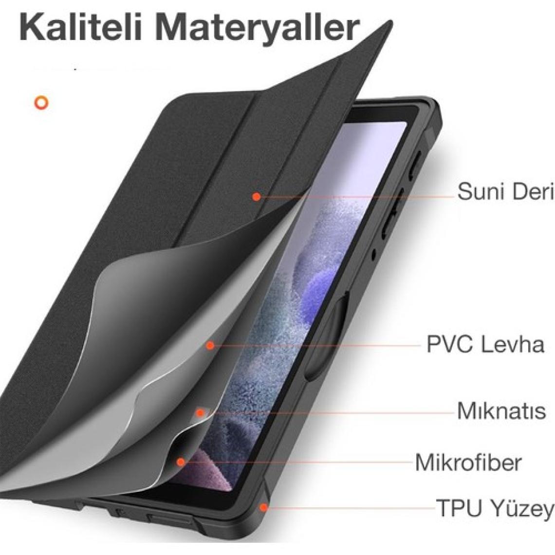 Dux Ducis Sm Galaxy Tab A7 Lite T220-T225 Kılıf Mıknatıslı Domo Series