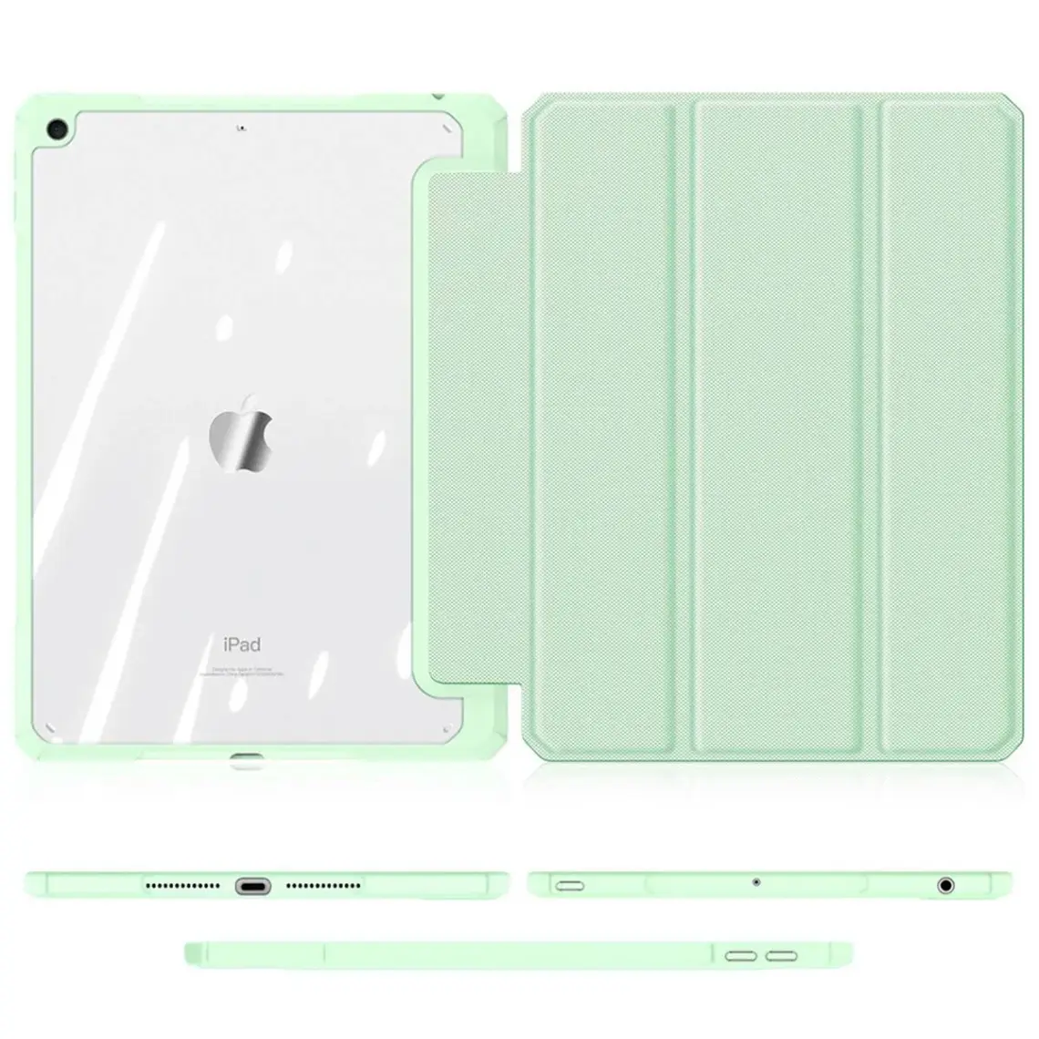 Dux Ducis iPad 7-8 10.2 (2019,2020,2021) Kılıf  Kalem Bölmeli Toby Series Yeşil